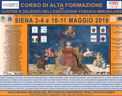 Corso di alta formazione per custodi e delegati nell'esecuzione forzata immobiliare Corso di alta formazione per custodi e delegati nell'esecuzione forzata immobiliare