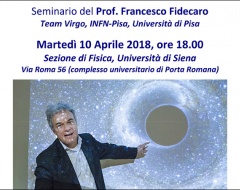 Seminario "Onde gravitazionali, quali messaggi ci portano"