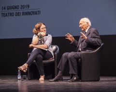 Piero Angela e Rossella Panarese Piero Angela e Rossella Panarese