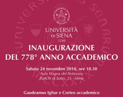 Inaugurazione del 778° anno accademico Inaugurazione del 778° anno accademico