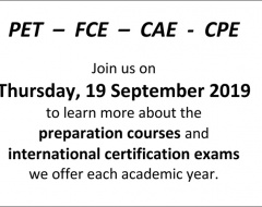 Esami di certificazione internazionale Università di Cambridge Esami di certificazione internazionale Università di Cambridge