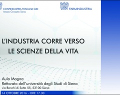 L'industria corre verso le scienze della vita