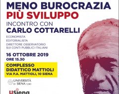 Incontro con Carlo Cottarelli