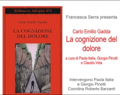 Presentazione della nuova edizione de "La cognizione del dolore" di Carlo Emilio Gadda