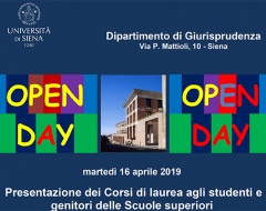 Open Day Giurisprudenza Open Day Giurisprudenza