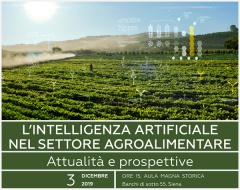 L'intelligenza artificiale nel settore agroalimentare. Attualità e prospettive L'intelligenza artificiale nel settore agroalimentare. Attualità e prospettive