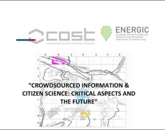 Workshop "Crowdsourced information&citizen science: critical aspects and the future"
