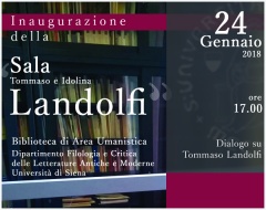 Inaugurazione della sala Tommaso e Idolina Landolfi