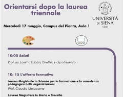 Orientarsi dopo la laurea triennale