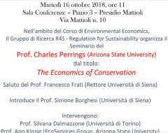 seminario del professor Charles Perrings