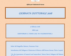 Giornata dottorale 2018