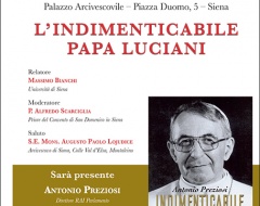 Presentazione del libro "Indimenticabile. I 33 giorni di papa Luciani" Presentazione del libro "Indimenticabile. I 33 giorni di papa Luciani"