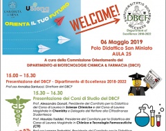 Open Day dipartimento di Biotecnologie, chimica e farmacia Open Day dipartimento di Biotecnologie, chimica e farmacia