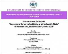 “La gestione dei servizi pubblici e la dimonìa dello Stato" “La gestione dei servizi pubblici e la dimonìa dello Stato"
