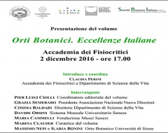 "Orti botanici. Eccellenze italiane"