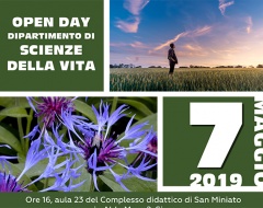 Open Day dipartimento Scienze della Vita Open Day dipartimento Scienze della Vita
