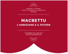 Macbettu. L'ambizione e il potere - 7 dicembre