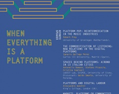 Workshop "When everything is a platform"