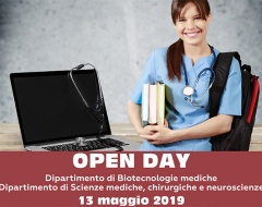 Open Day dei dipartimenti di Biotecnologie mediche e di Scienze mediche, chirurgiche e neuroscienze Open Day dei dipartimenti di Biotecnologie mediche e di Scienze mediche, chirurgiche e neuroscienze