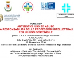 workshop "Antibiotici: uso ed abuso"