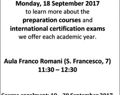 presentazione esami Cambridge