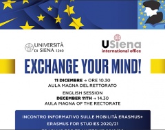 Exchange you mind! - Incontro informativo sulle mobilità Erasmus+