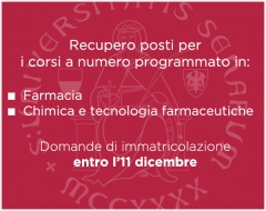 Recupero posti Farmacia e CTF