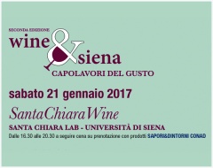 21 gennaio - Santa Chiara Wine