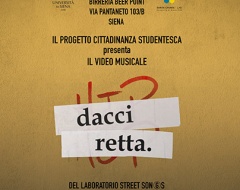 presentazione della canzone rap "Dacci retta"