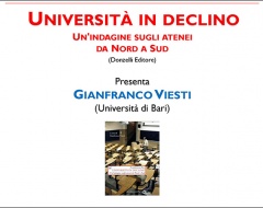 presentazione del volume "Università in declino"