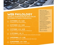 Ciclo di lezioni “Web Philology”