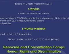 Webinars progetto E-WORDS Webinars progetto E-WORDS