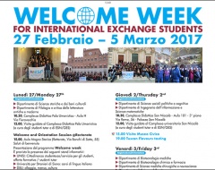 Welcome week for international exchange students