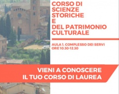 accoglienza delle matricole del corso di laurea in Scienze storiche e del patrimonio culturale