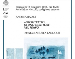 Incontro con lo scrittore Andrea Bajani