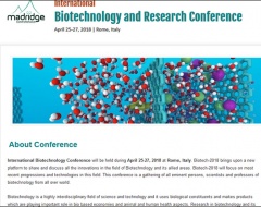 International Biotechnology and Research Conference International Biotechnology and Research Conference