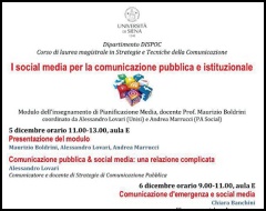 I social media per la comunicazione pubblica e istituzionale