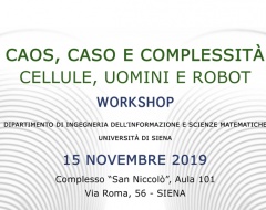 Workshop "Caos, caso e complessità" Workshop "Caos, caso e complessità"