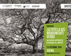 Convegno "La tutela dei monumenti verdi" Convegno "La tutela dei monumenti verdi"