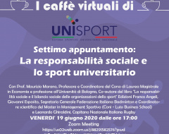 caffè virtuali di Unisport Italia caffè virtuali di Unisport Italia