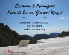 Cerimonia di consegna premi di laurea "Giovanni Massa" Cerimonia di consegna premi di laurea "Giovanni Massa"