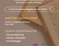 Dipartimento di Scienze storiche e dei beni culturali: giornate di orientamento per i dottorati di ricerca e i corsi di laurea magistrale