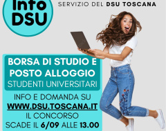 Borsa di studio DSU Toscana a.a. 2024-2025: incontri informativi a Grosseto Borsa di studio DSU Toscana a.a. 2024-2025: incontri informativi a Grosseto