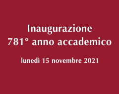 Inaugurazione 781° anno accademico