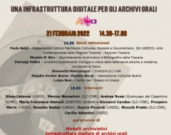 Una infrastruttura digitale per gli archivi orali Una infrastruttura digitale per gli archivi orali