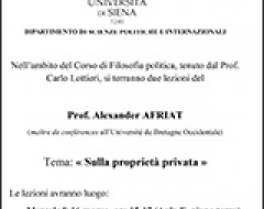 lezioni Afriat