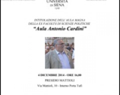 Locandina aula Antonio Cardini