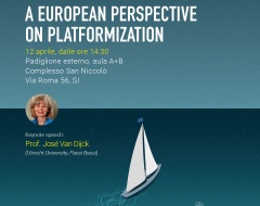 Seminario "A European perspective on Platformization" Seminario "A European perspective on Platformization"