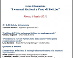 "Comuni italiani e uso di twitter"