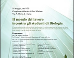 Il mondo del lavoro incontra gli studenti di Biologia